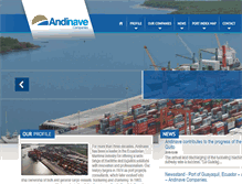 Tablet Screenshot of andinave.com